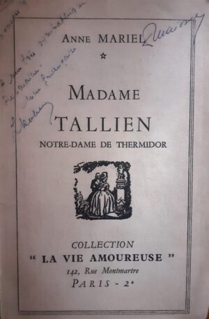 Anne Mariel Madame Tallien