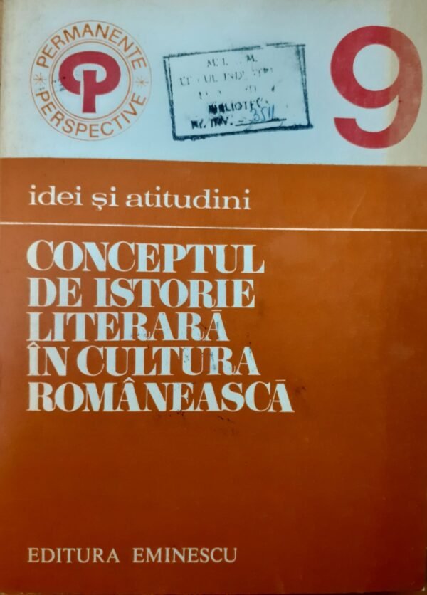 Conceptul de istorie literara in cultura romaneasca