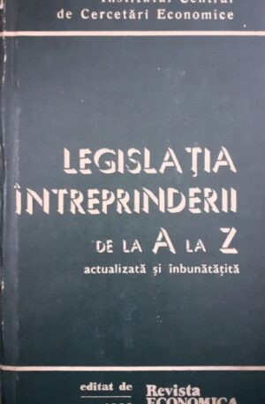 Legislatia intreprinderii de la A la Z