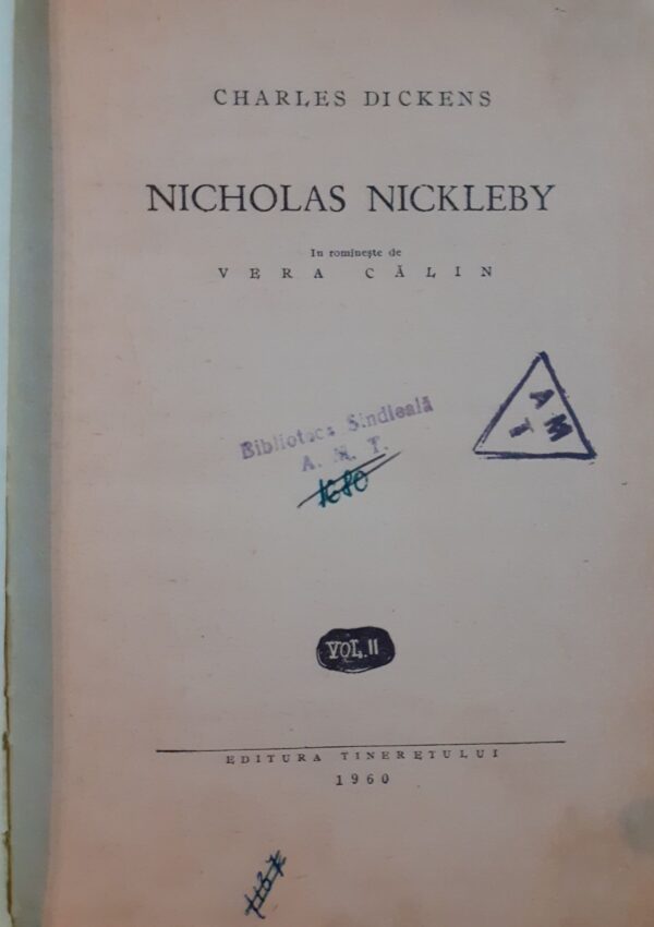 Charles Dickens Nicholas Nickleby