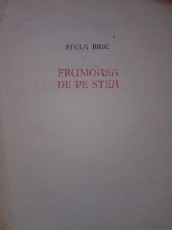 Stela Brie Frumoasa de pe stea