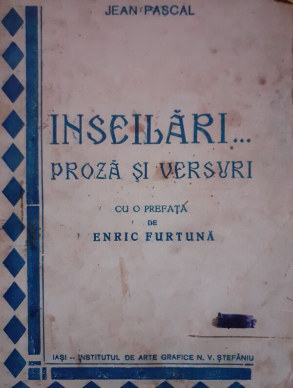 Jean Pascal Inseilari. Proza si versuri
