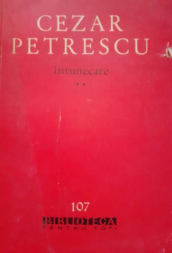 Cezar Petrescu Intunecare