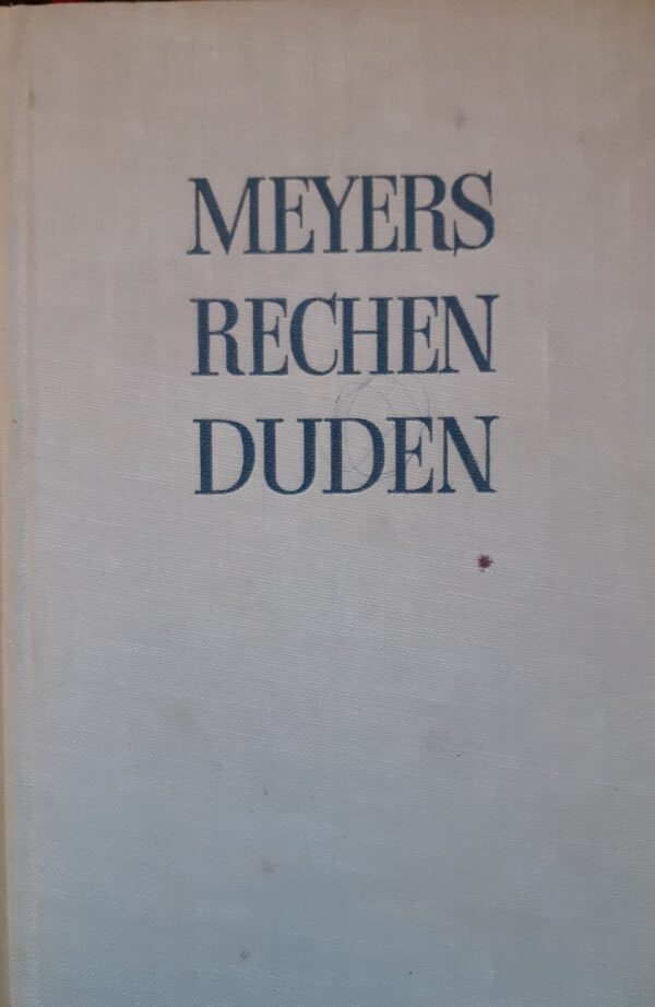 Meyers Rechen Duden