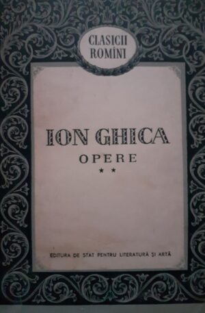 Ion Ghica Opere