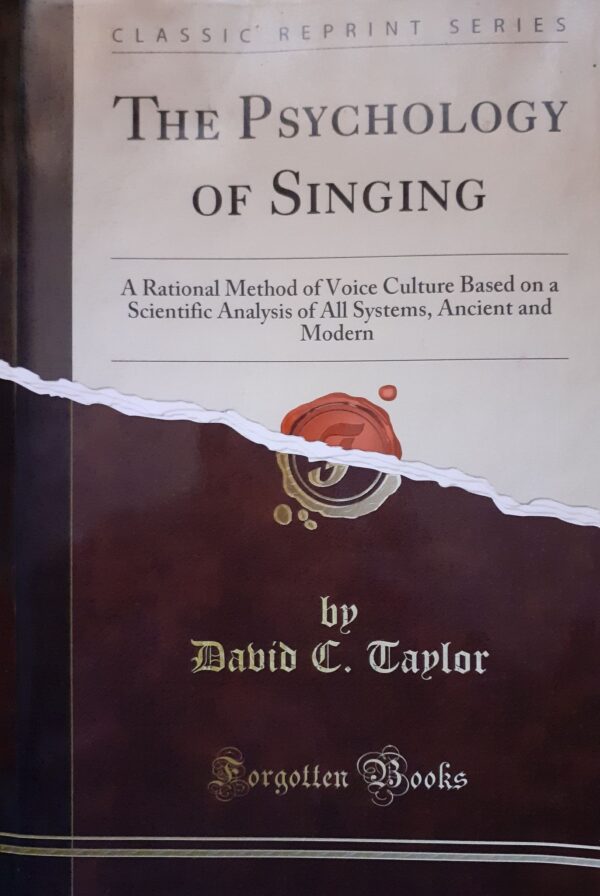 David C. Taylor The psychology of singing
