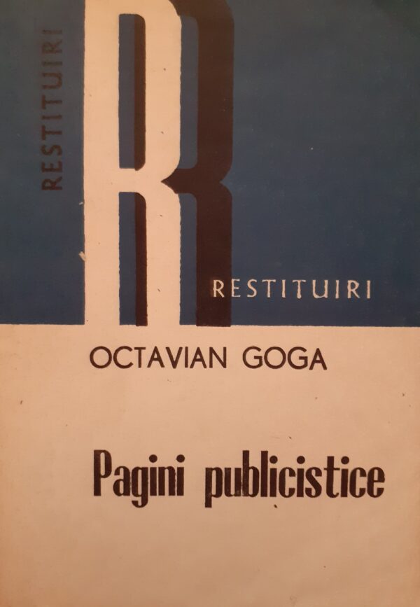 Octavian Goga Pagini publicistice