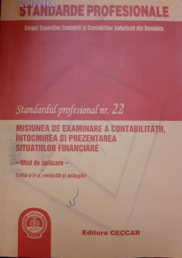 Standardul profesional nr. 22