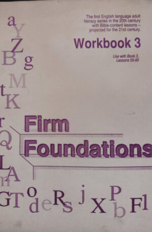 Firm Foundations. Workbook 3