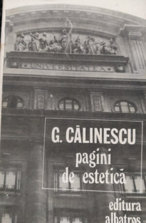 G. Calinescu Pagini de estetica