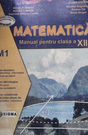 Matematica. Manual pentru clasa a XII-a. M1
