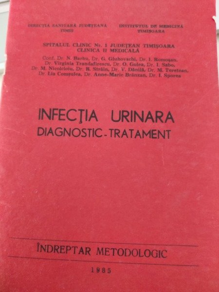 Infectia urinara. Diagnostic - tratament