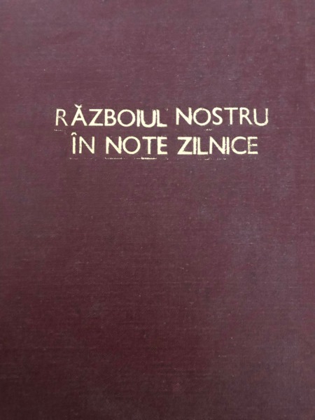 N. Iorga Razboiul nostru in note zilnice 1916-1917, vol. 2