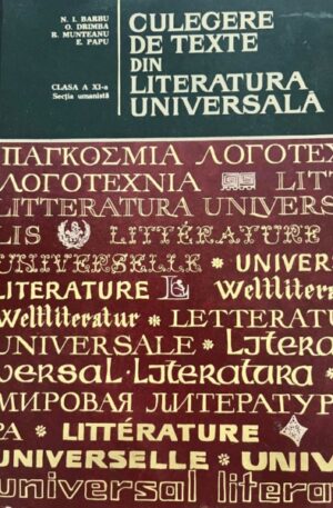 culegere-de-texte-din-literatura-universalaCulegere de texte din literatura universala