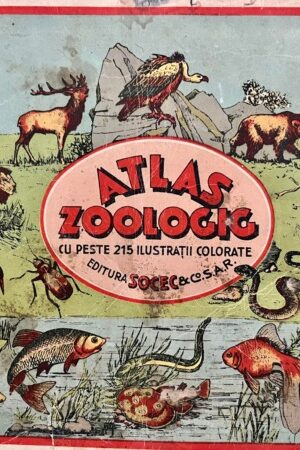 Atlas zoologic cu peste 215 ilustratii colorate