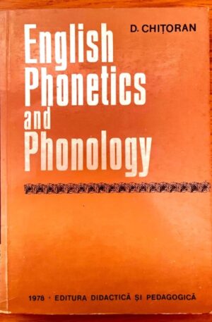 D. Chitoran English Phonetics and Phonology