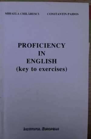 Proficiency in english (key to exercises)