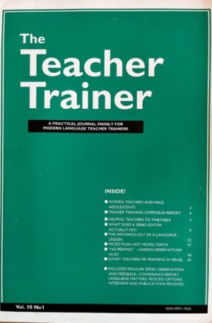 The Teacher Trainer, vol. 10 no. 1