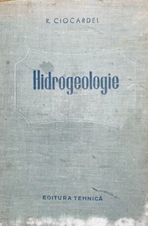 R. Ciocardel Hidrogeologie