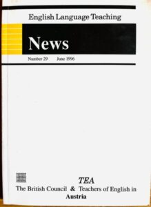 English Language Teaching. News, number 29, june 1996