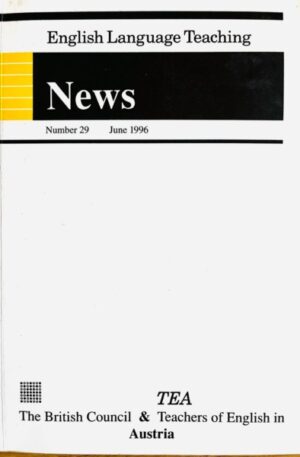 English Language Teaching. News, number 29, june 1996