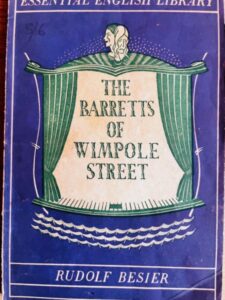Rudolf Besier The barretts of Wimpole Street