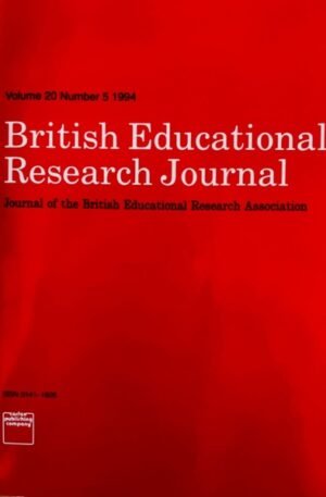 British Educational Research Journal, vol. 20 no. 5 1994