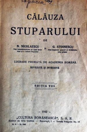 N. Nicolaescu, G. Stoinescu Calauza stuparului
