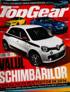Revista Top Gear, octombrie 2014