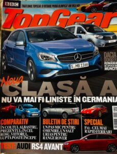 Revista Top Gear, septembrie 2012