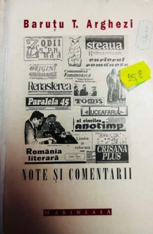 Barutu T. Arghezi Note si comentarii
