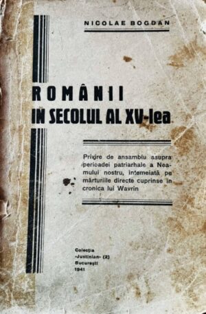 Nicolae Bogdan Romanii in secolul al XV-lea